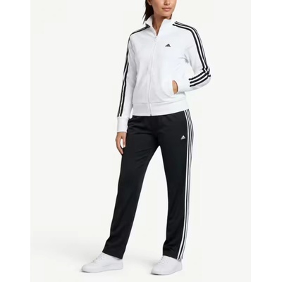 Adidas Ess 3S Knit Tracksuit White