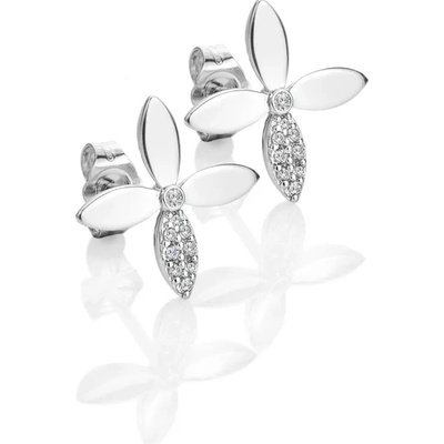 Hot Diamonds Stříbrné náušnice Eden DE892