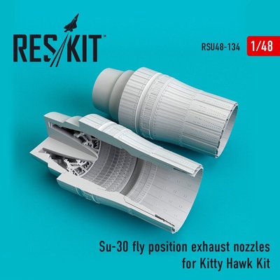 fly Reskit Su-30positionexhaust nozzles for KittyHawk kit 1:48