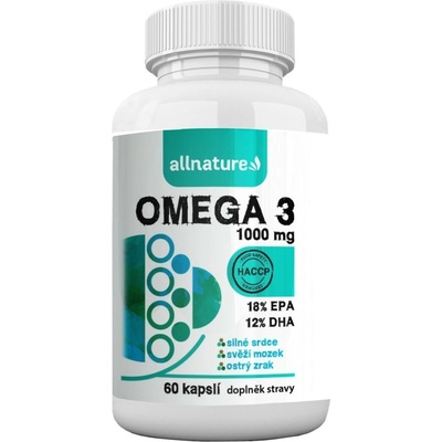 Allnature Omega 3 1200 mg 60 kapsúl