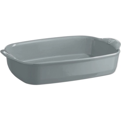 Emile Henry Керамична тава emile henry rectangular oven dish правоъгълна - 36.5 х 23.5 см - цвят перленосив (eh 9652-80)