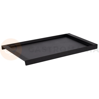 APS Tácka z melamínu 670x380x40 mm čierna 85225