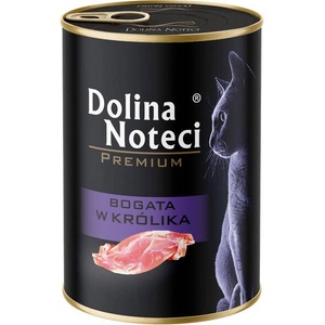 Dolina Noteci Premium за котки, богат на заешко месо, 400 г