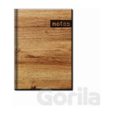 Notes Spektrum grafik mini drevo tmavé linajkovaný