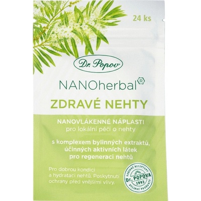 Dr. Popov Nanonáplast Zdravé nehty 24 ks