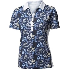 BACKTEE Ladies Flower QD UV Polo Navy