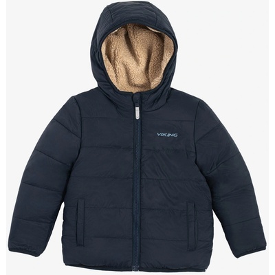 Dětská bunda Viking Play Reversible Pilejacket - navy