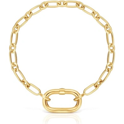 TOUS stříbrný náramek Hold Oval 1004351800