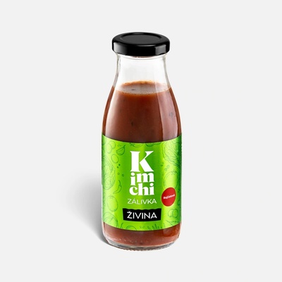 ŽIVINA Kimchi rajčatová zálivka na salát fermentovaná chuť 250 g – Zboží Dáma