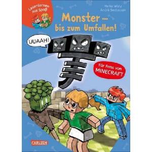 Lesenlernen mit Spaß - Minecraft 2: Monster - bis zum Umfallen! | Heiko Wolz, André Sedlaczek (2020)