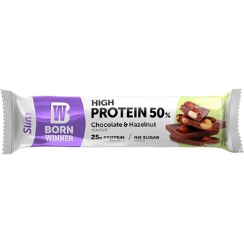 Born Winner Slim 50% High Protein Bar [50 грама] Шоколад с лешник