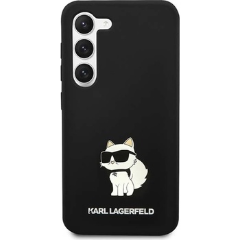 KARL LAGERFELD Гръб Karl Lagerfeld Liquid Silicone Choupette NFT Case за Samsung Galaxy S23 Plus - Черен