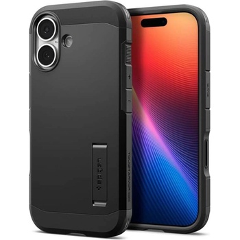 Spigen MagSafe Противоударен Калъф за iPhone 17, Spigen Tough Armor T Case, Черен (ACS10391)