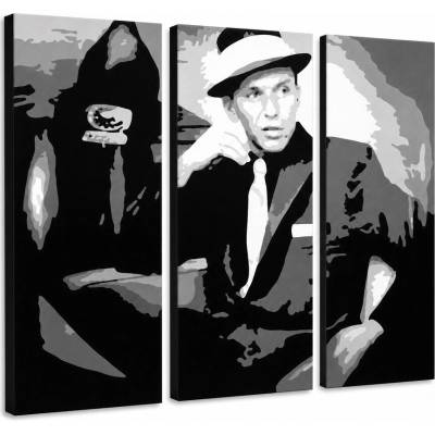 Ručne maľovaný POP Art obraz Frank Sinatra sin - 150x100 cm