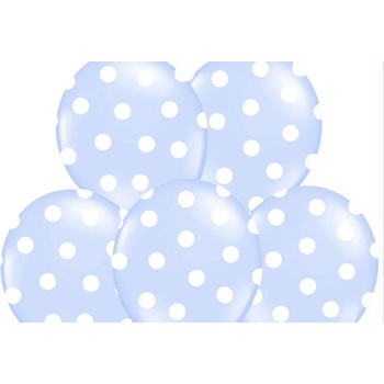 Image 1 of PartyDeco Балон с точки светло син