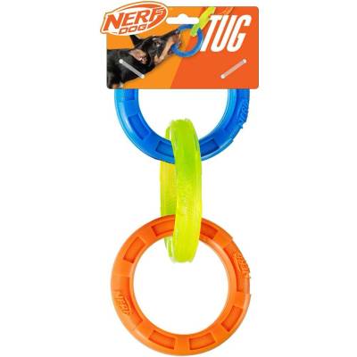 Nerf Dog přetahovadlo se třemi kroužky 26,7 cm