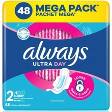 Always Ultra Super hygienické vložky Vel. 2 s křidélky 48 ks