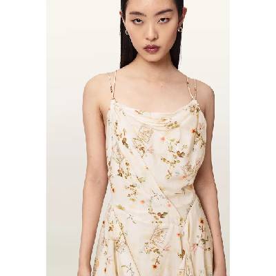 AllSaints лятна рокля с вискоза CLAIRE (W161DE)