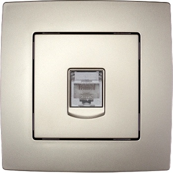 ELMARK City КОМПЮТЪРЕН cat. 6 КОНТАКТ ШАМПАНСКО МЕТАЛИК (190035)