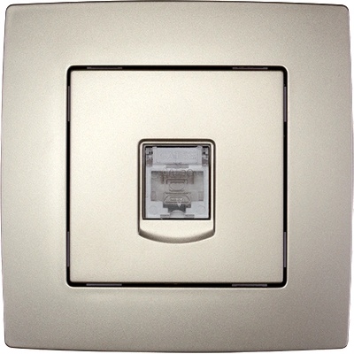 ELMARK City КОМПЮТЪРЕН cat. 6 КОНТАКТ ШАМПАНСКО МЕТАЛИК (190035)