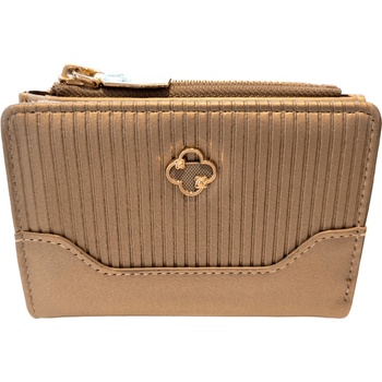 Дамски портфейл с държачи за карти с метален цип 759