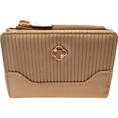 Дамски портфейл с държачи за карти с метален цип 759