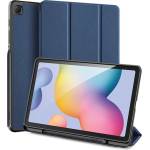 Dux Ducis Samsung Tab S6 Lite 10.4 LTE DUX DUCIS DOMO калъф с кожен ефект, активен FLIP, поставка за молив, BLUE BUTTON GP-96833 (GP-96833)