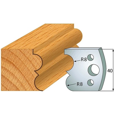 IGM Professional IGM Profil 028 - pár nožov 40x4mm SP F026-028