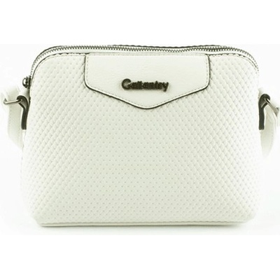 Gallantry G7226-3 luxusní malá kabelka crossbody bílá