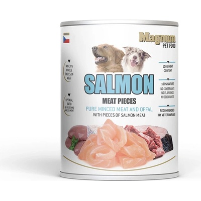 MAGNUM Meat Pieces SALMON dog 800 g