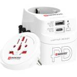 SKROSS Адаптер SKROSS PRO Light USB, 1.302474, World, Бял (1.302474) - ggbox