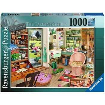 Ravensburger Пъзел Ravensburger от 1000 части - Градинският навес (12000126)