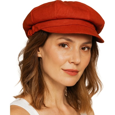 Fiebig Headwear since 1903 dámská červená letní bekovka