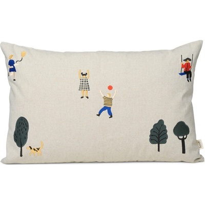 ferm LIVING Vankúš s výplňou The Park Natural 60x40