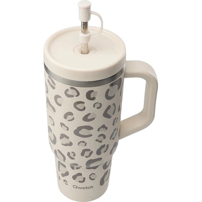 Qwetch Travel cup isotherme inox Wild 900 ml Sand