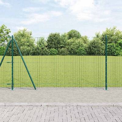 OMAXI Evropský plot s betonovou základnou 10 x 1,2 m Zelená Síťovina 241757