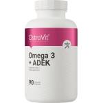 OstroVit Omega 3 + ADEK / Vitamin A + D + E + K [90 Гел капсули]