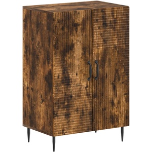 vidaXL Шкаф за обувки HAARLEM 59, 5 x 39, 5 x 89, 5 см Опушен дъб (896870)