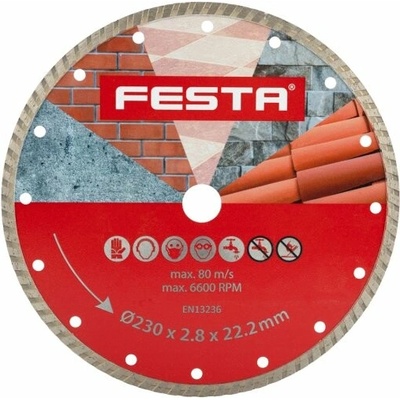 kotúč diamantový 230mm FESTA TURBO