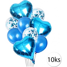 FunPlay 8559 3 konfetové balóny 30 46 cm modrá