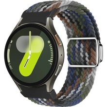 PROTEMIO 87431 BRAIDED Nylonový remienok pre Samsung Galaxy Watch 7 (40 / 44 mm) DENIM RAINBOW