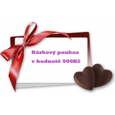 Dárkový poukaz v hodnotě 500Kč