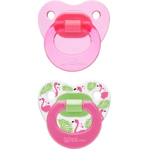 Wee Baby Залъгалки Wee Baby - 2 броя, 18 м+, розови (439) - baby