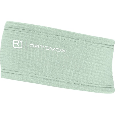 Fleece Grid Headband Green Acid
