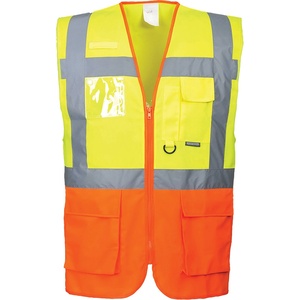 Portwest hi-vis prague executive s376 / Светоотразителна жилетка - hv жълто/оранжева s (s376yors)