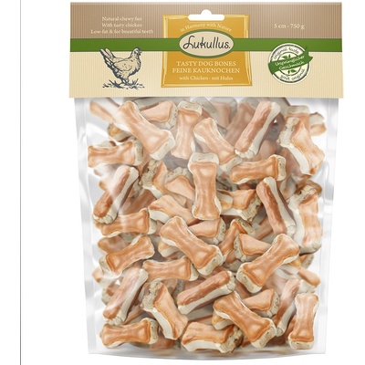 Lukullus Bigpacks žuvacie kosti kuracie 5 cm 750 g