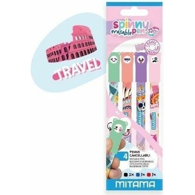 Spinny Pen Travel 0 7 4 ks MITAMA 63977