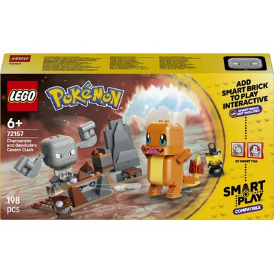 LEGO® Pokémon™ SMART Play 72157 Souboj Charmandera a Geodudea