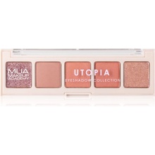 MUA Makeup Academy Professional 5 Shade Palette paletka očných tieňov Utopia 3,8 g