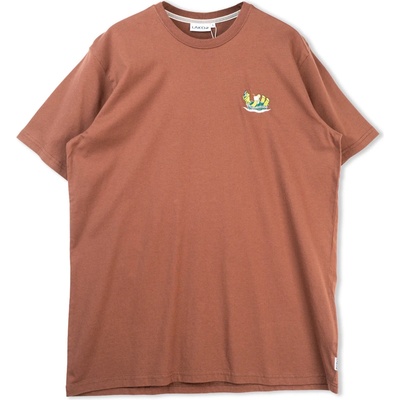 LAKOR Мъжка тениска LAKOR Mini Slow Flow T-Shirt - Chicory Coffee - размер XL (216-7681-0114)